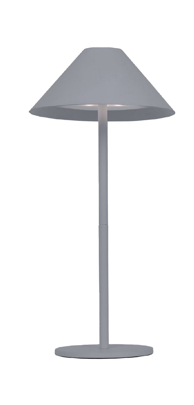 Rechargeable LED Table Lamp Grey