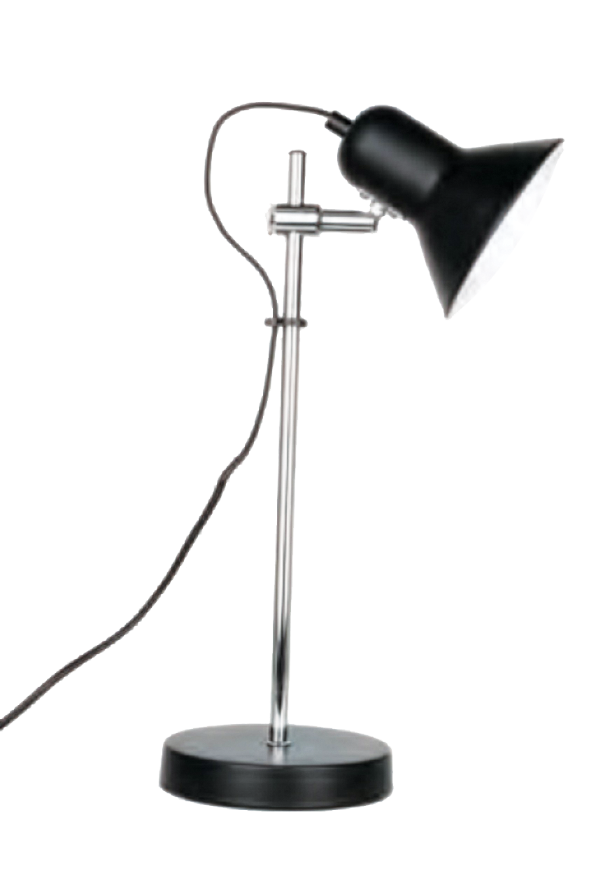Metal Table Lamp Matt Black