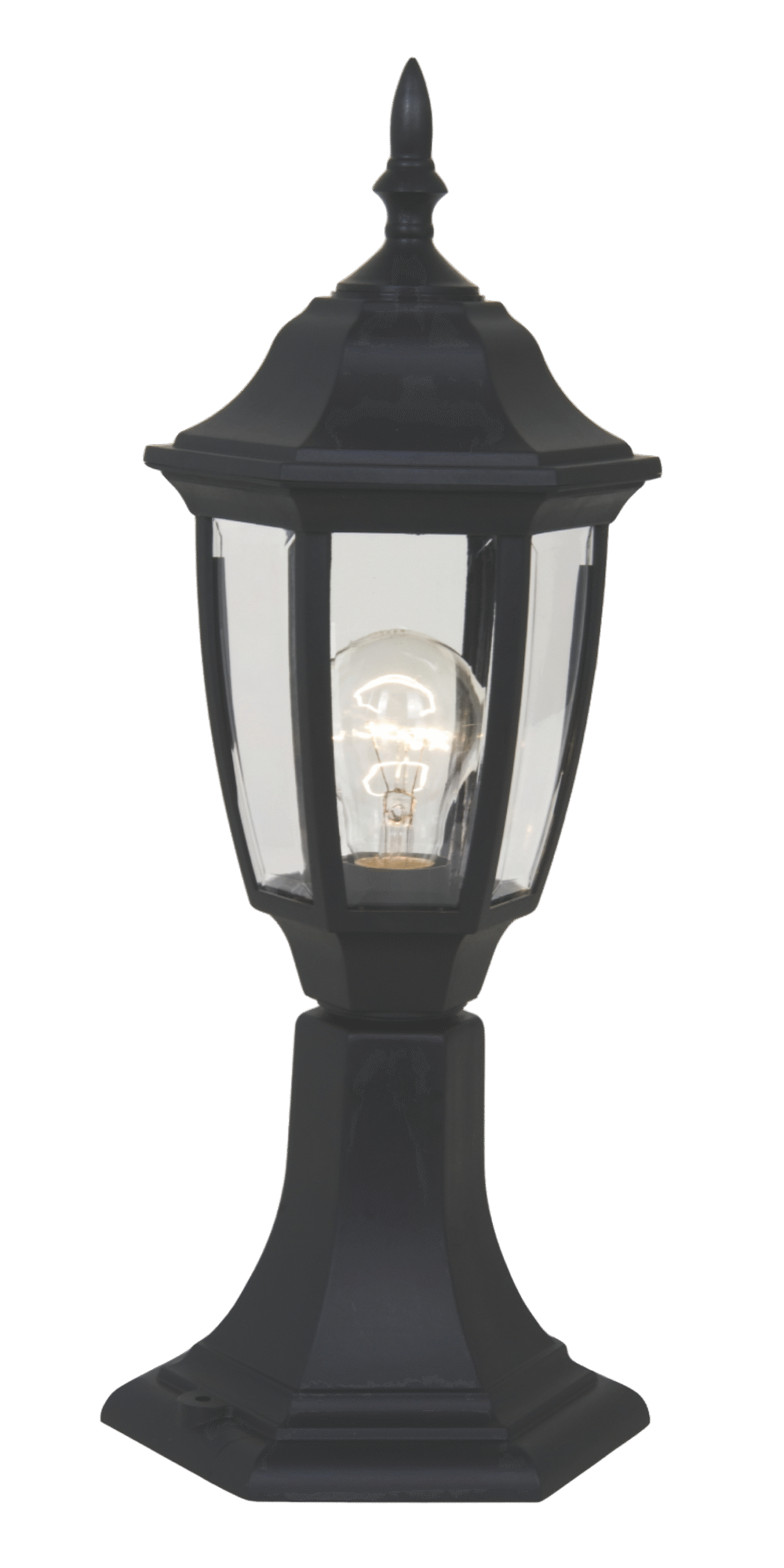Black Wall Lantern E27