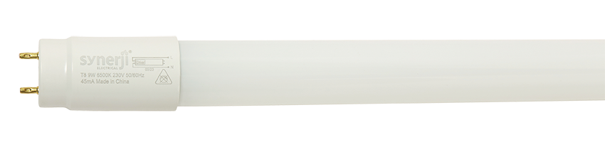 LED Glass Tube T8 9W 6500K 2FT