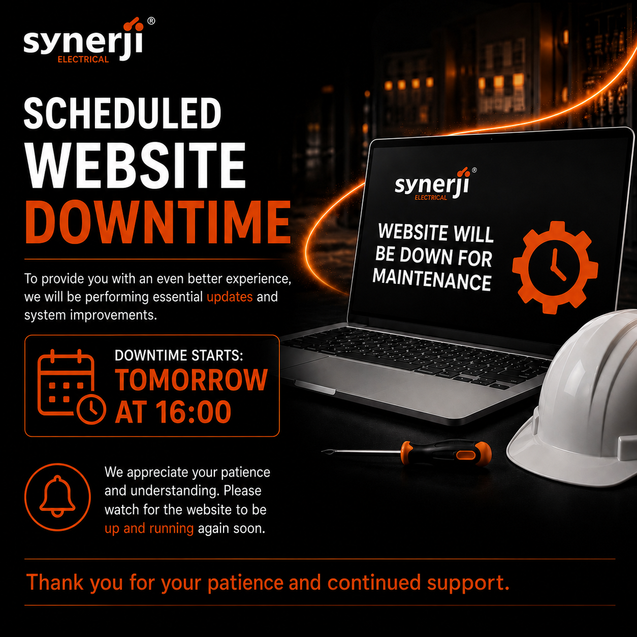 Synerji Website Notice