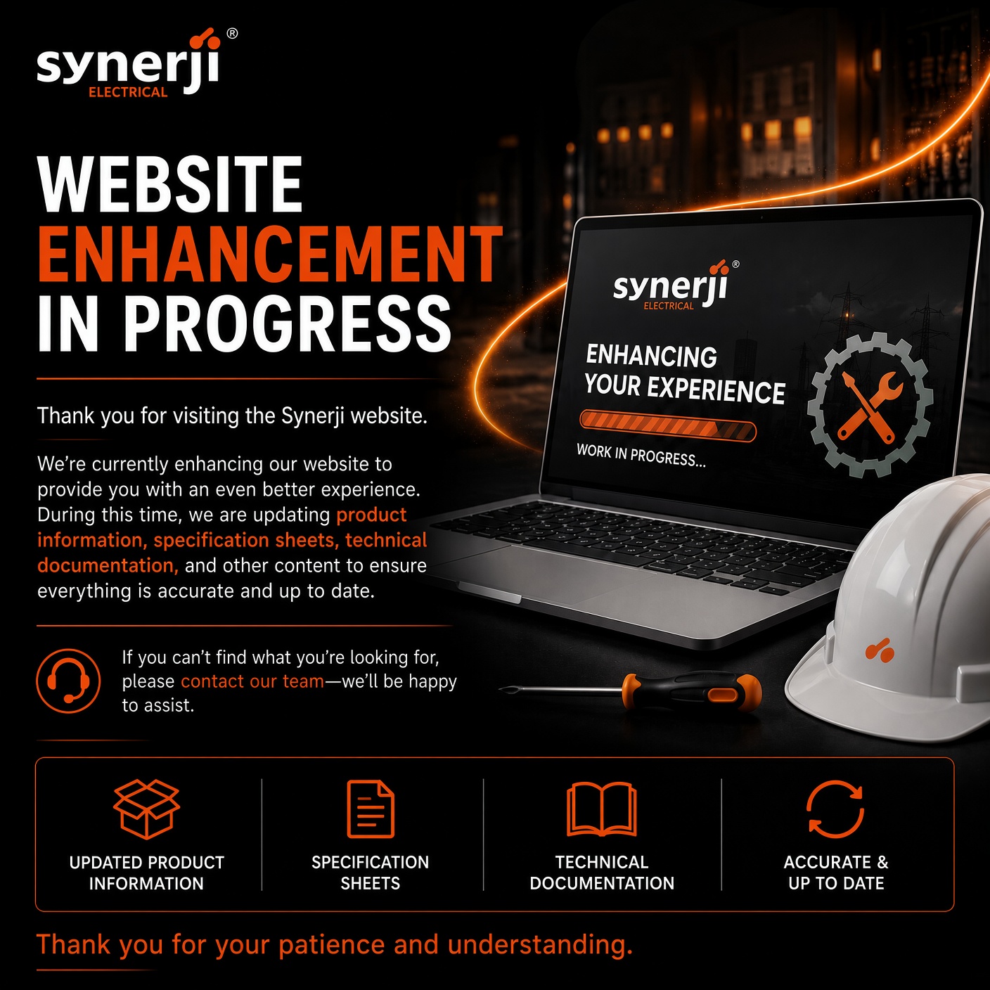 Synerji Website Notice
