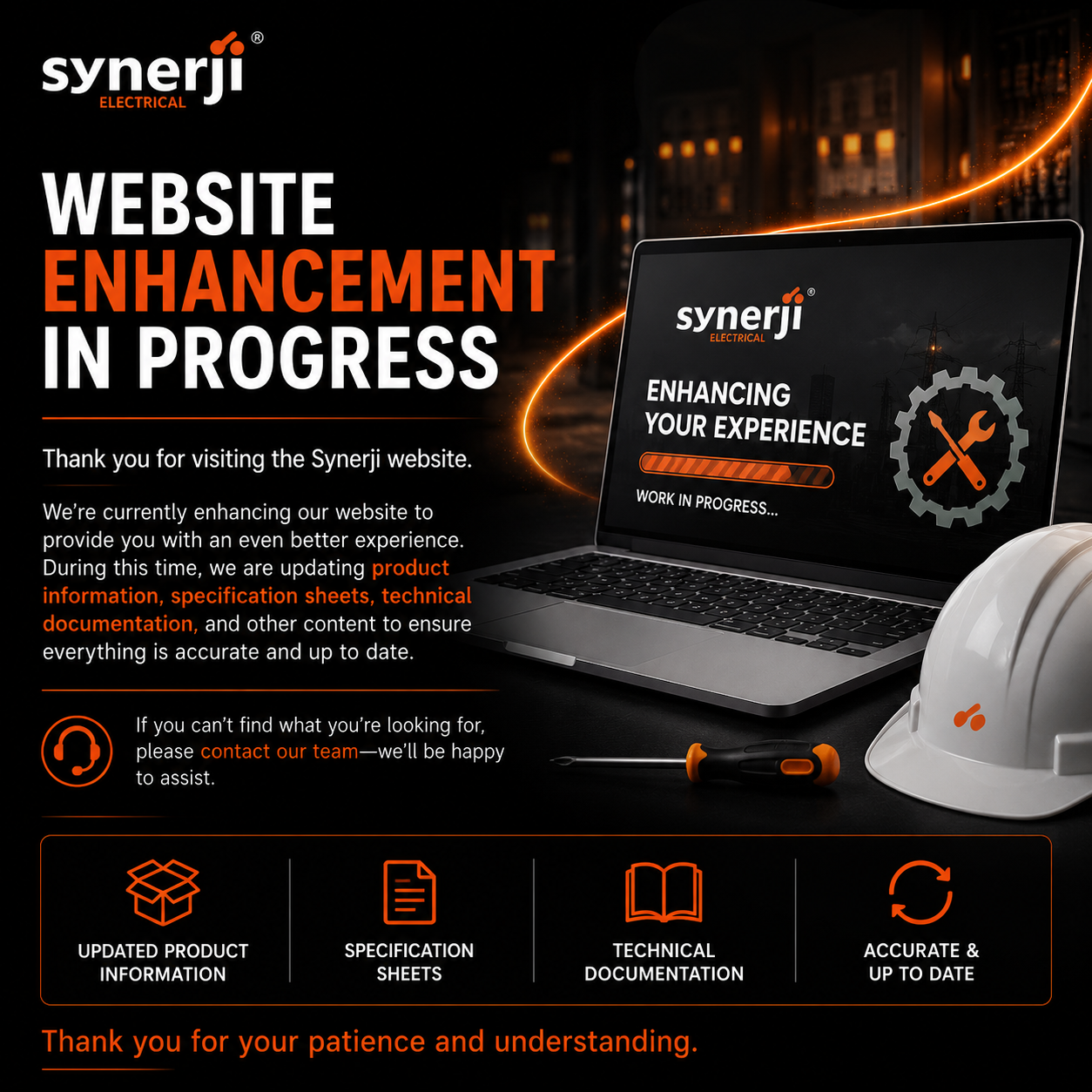Synerji Website Notice
